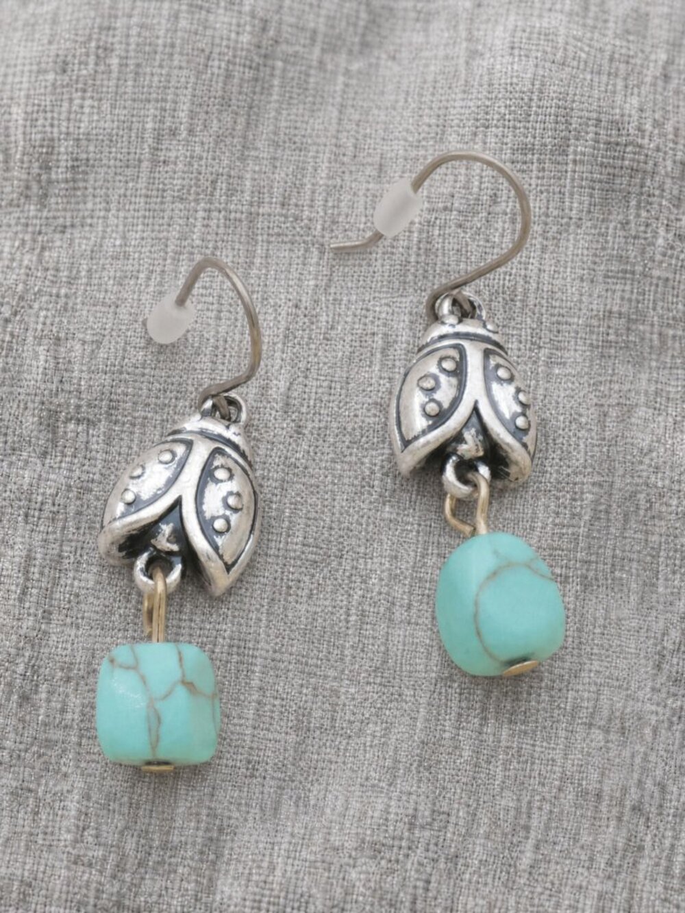 Lucky Brand Silver Dangle Earrings